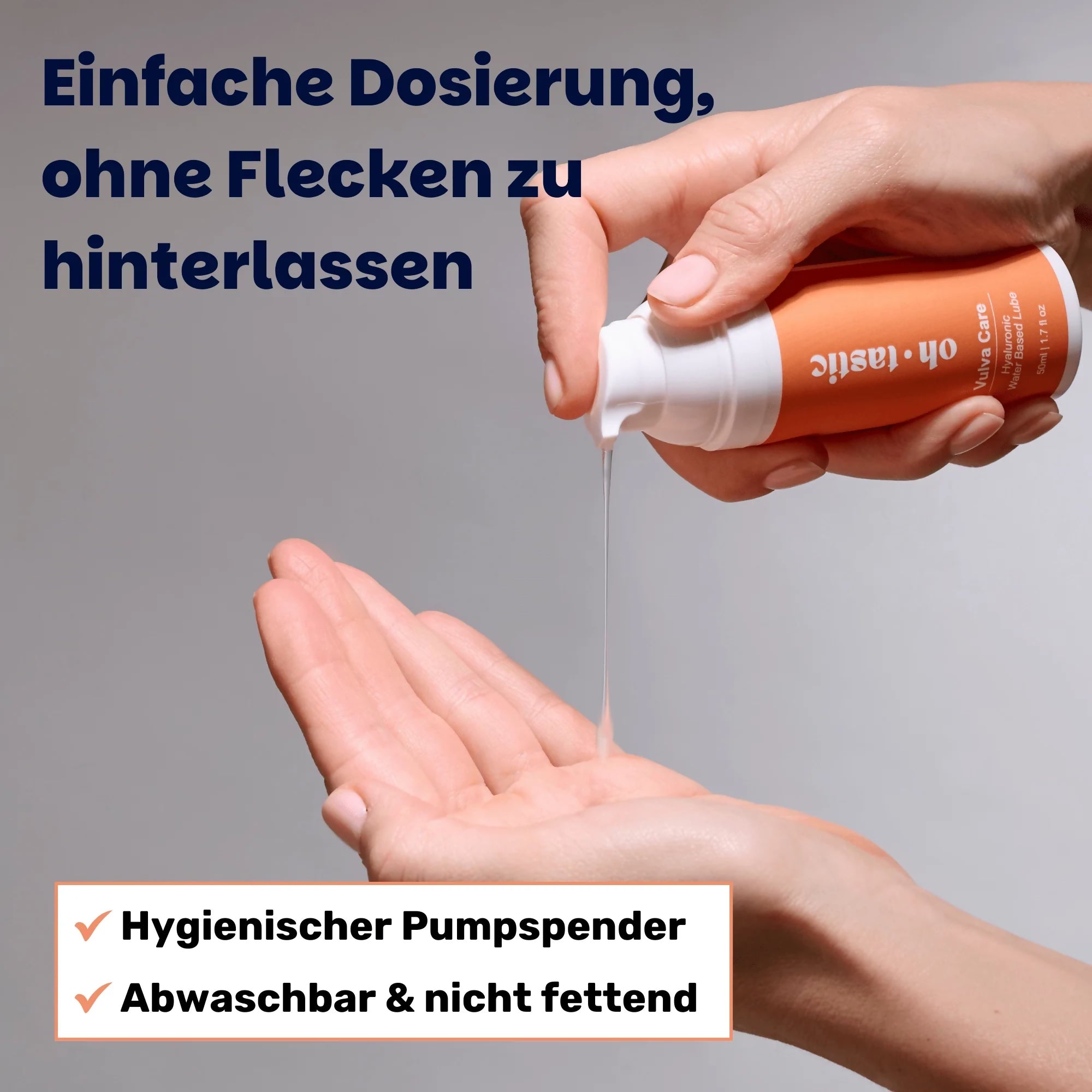 Oh Tastic - Wasserbasiertes Sensitiv Gleitgel Vulva Care - 50ml