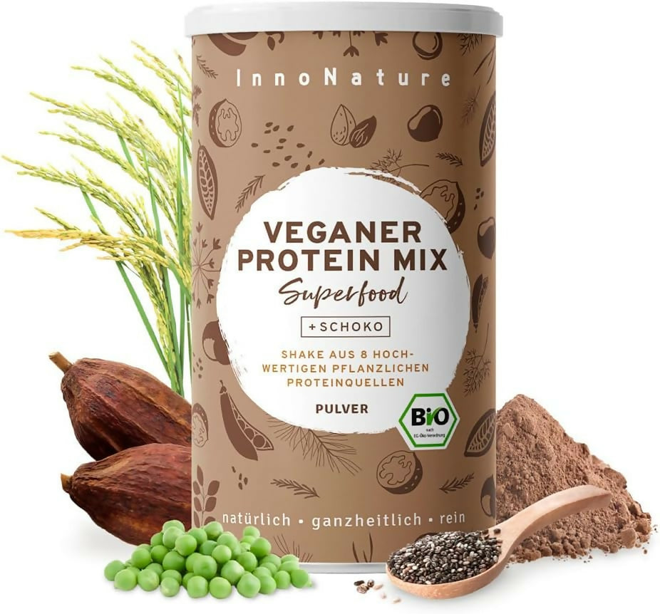 InnoNature - Veganer Protein Mix Schokolade - 450g