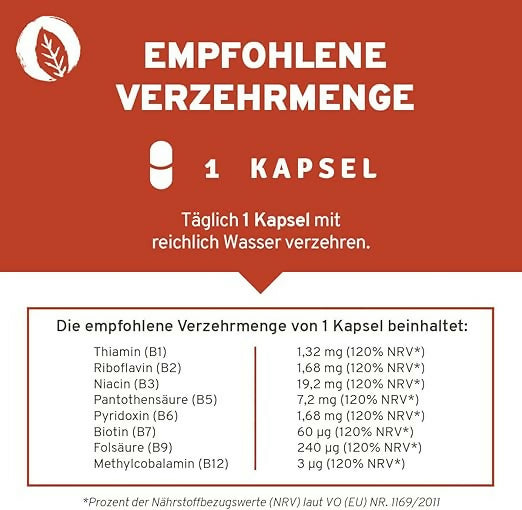InnoNature - Vitamin B Komplex - 60 Kapseln