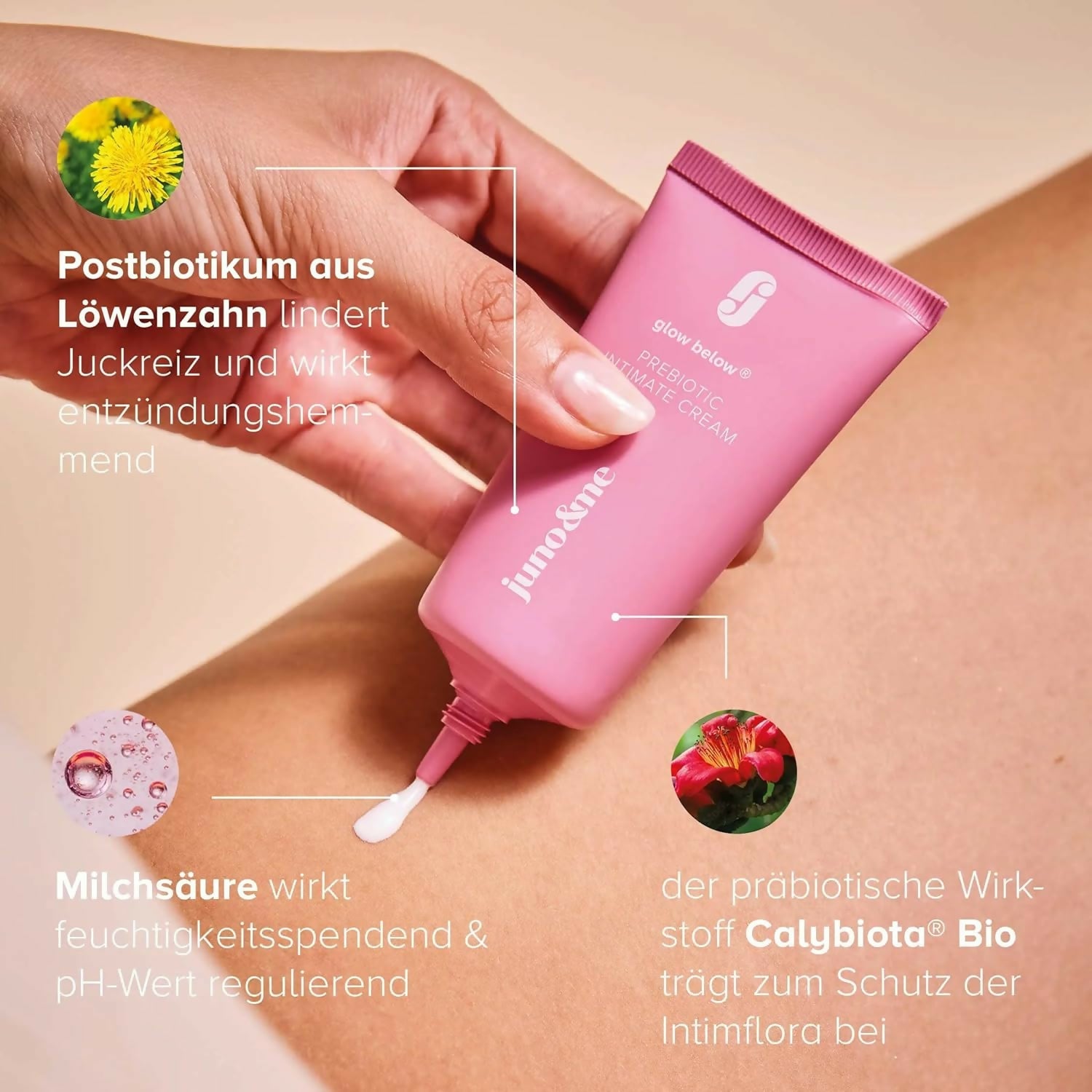 juno&me - Präbiotische Intimcreme - 50ml