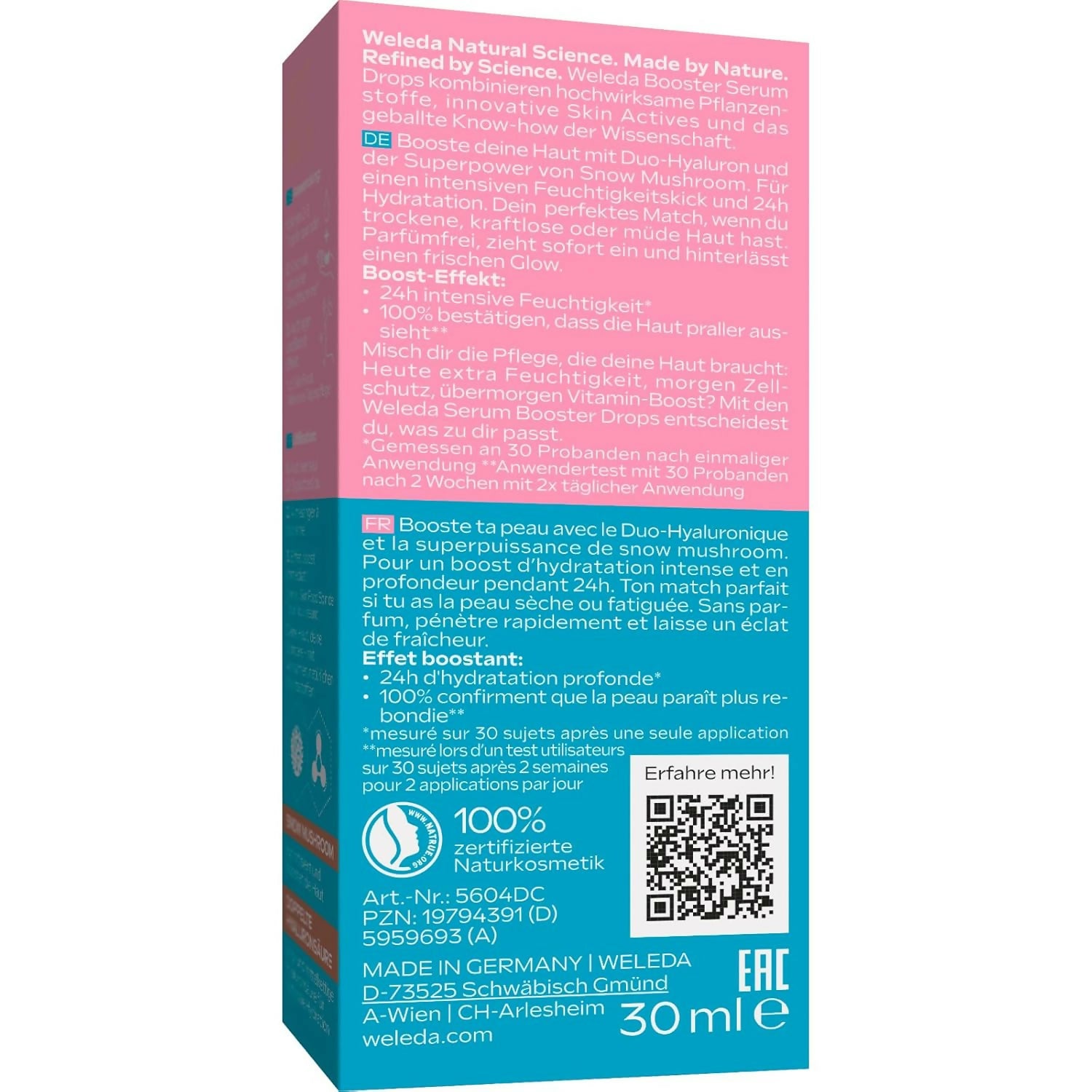 Weleda - Hyaluronic Moisture Serum Drops - 30ml