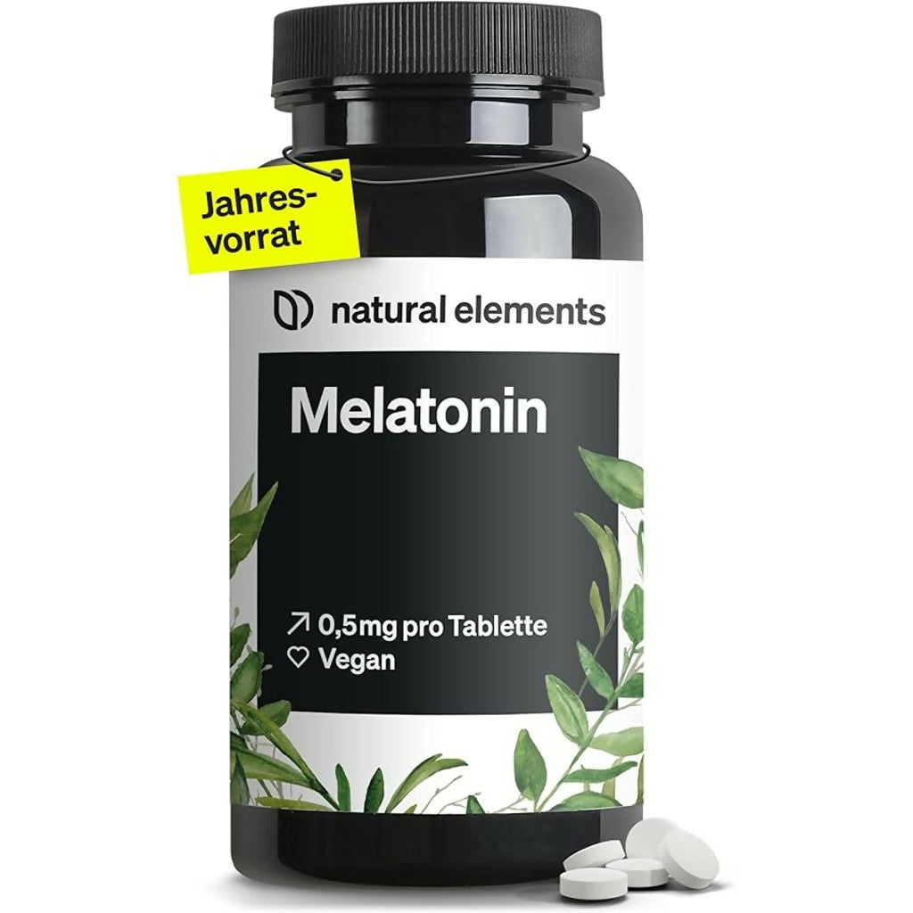 Natural Elements - Melatonin – 365 Tabletten