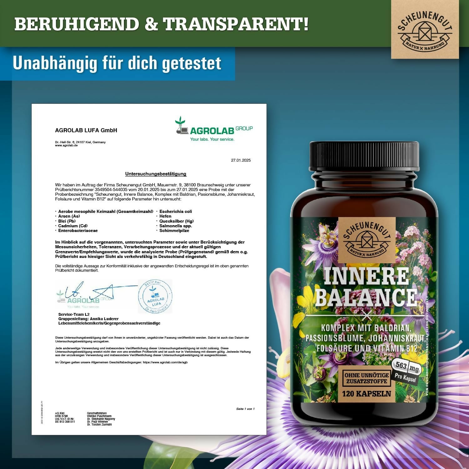 Scheunengut - Innere Balance - 120 Kapseln