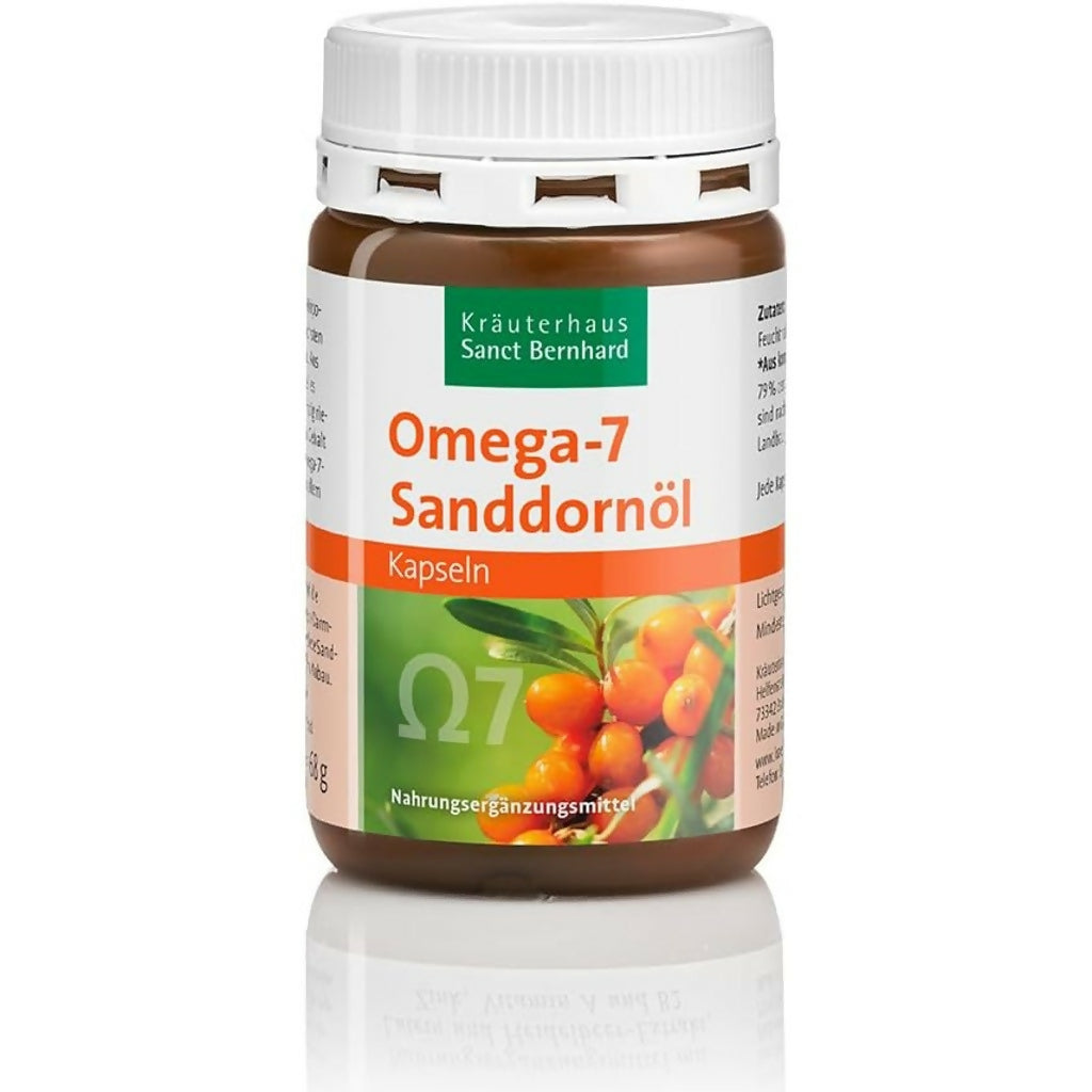 Kräuterhaus Sanct Bernhard - Omega 7 Sanddornöl - 100 Kapseln