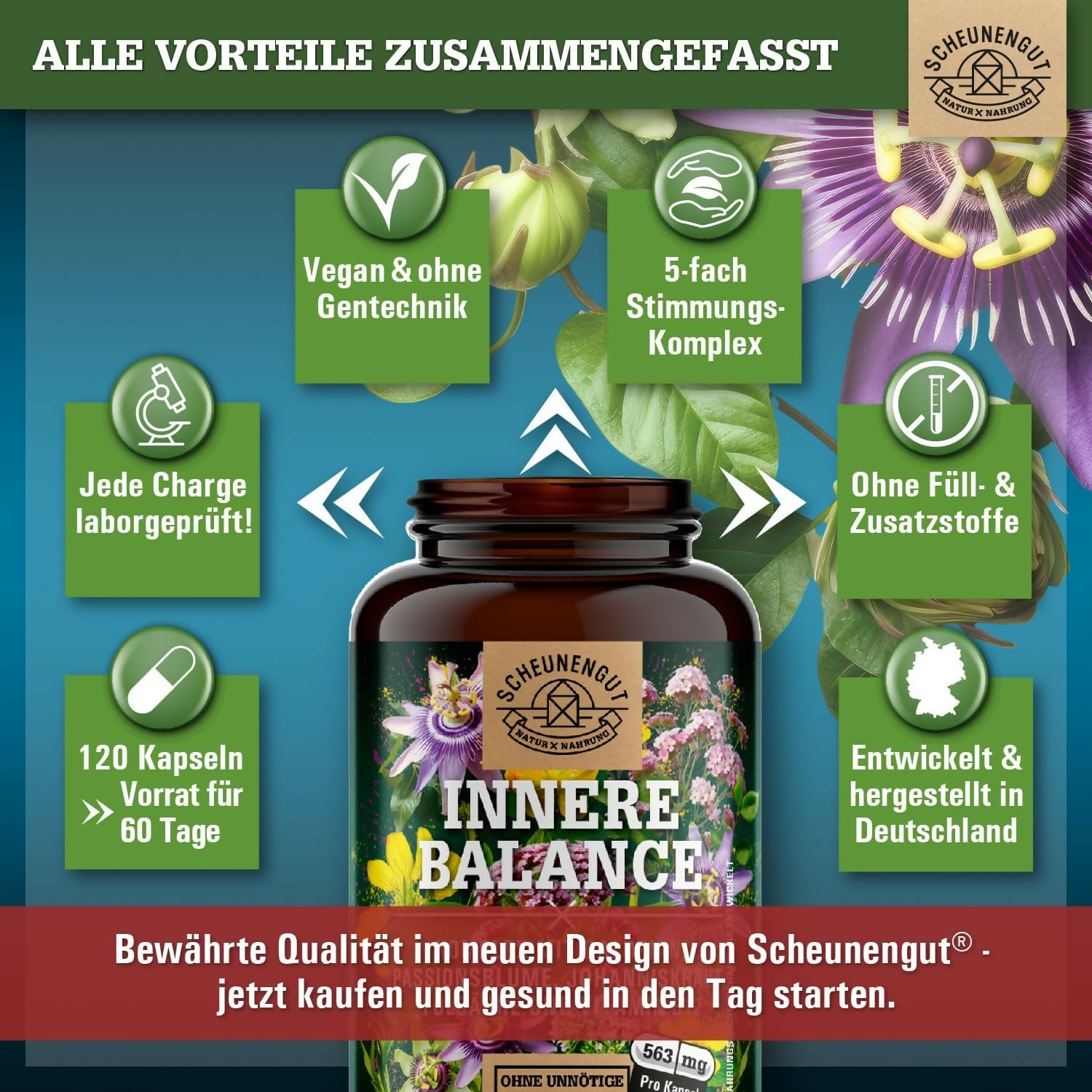 Scheunengut - Innere Balance - 120 Kapseln