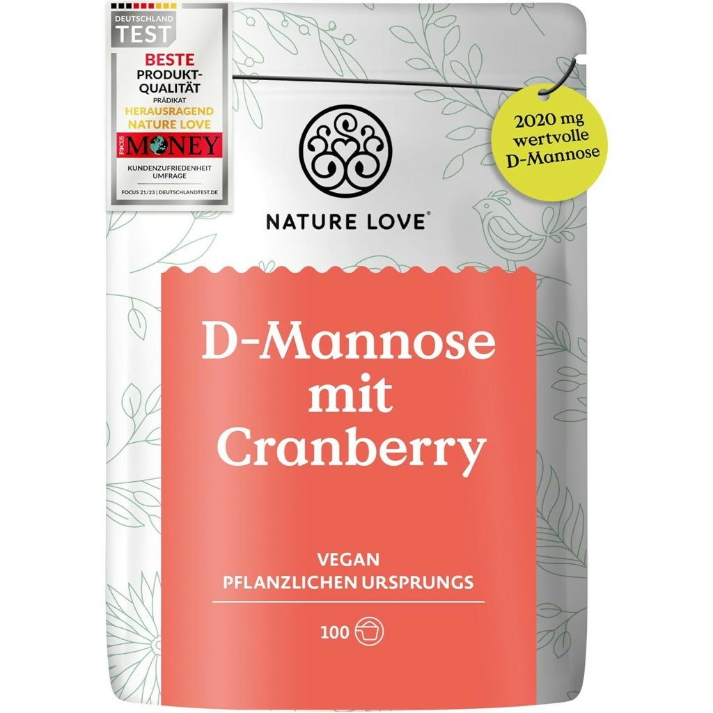 Nature Love - D-Mannose mit Cranberry - 250g