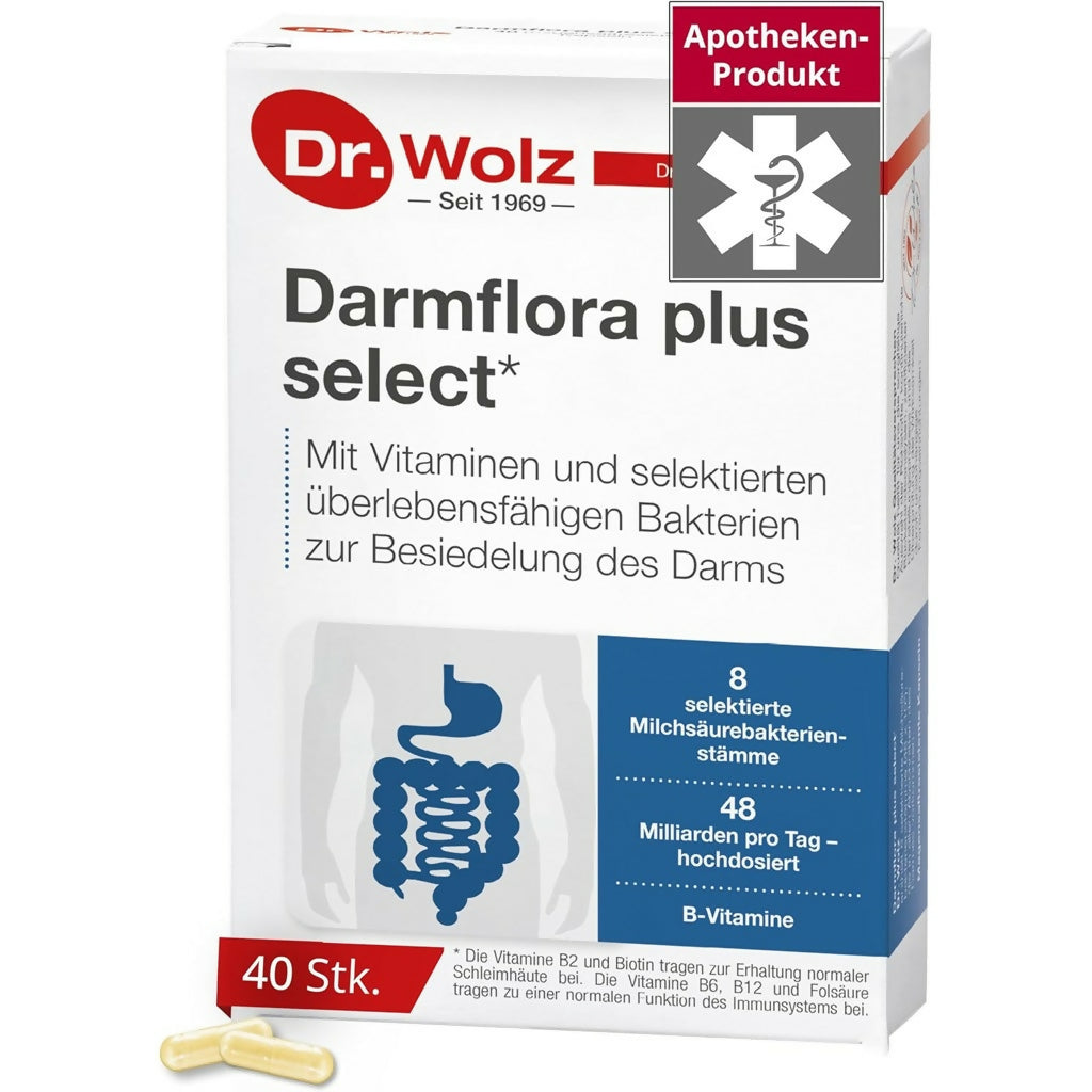 Dr. Wolz – Darmflora plus select - 40 Kapseln