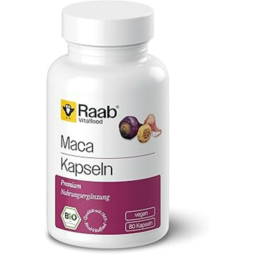 Raab Vitalfood - Maca Kapseln - 80 Kapseln