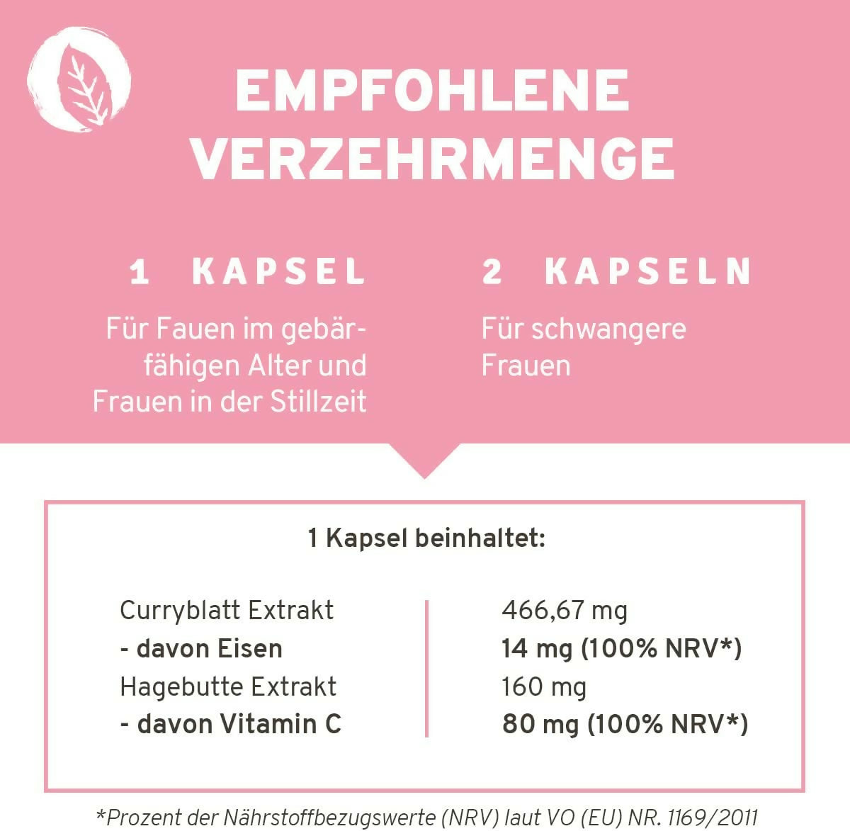 InnoNature - Natürliches Eisen + Vitamin C - 120 Kapseln
