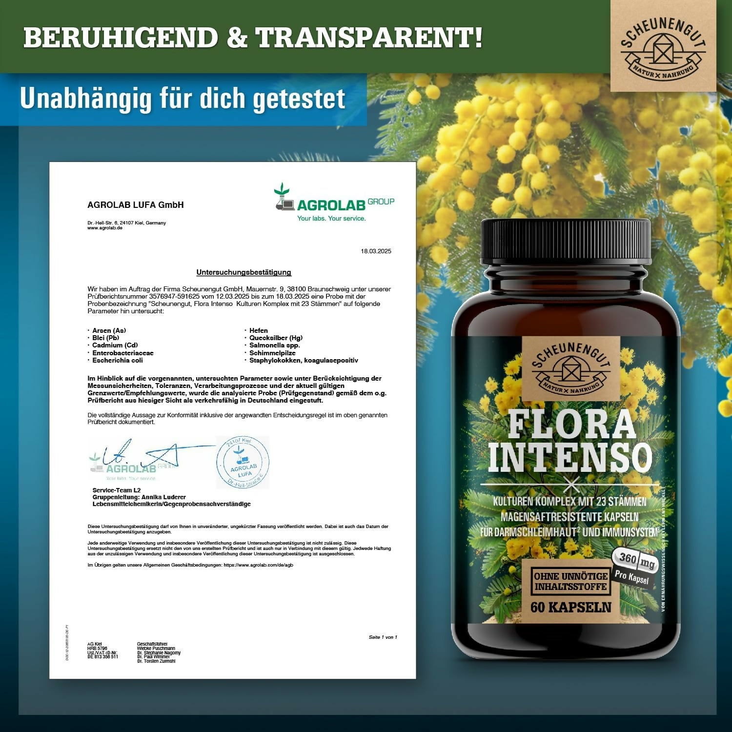 Scheunengut - Flora Intenso - 60 Kapseln